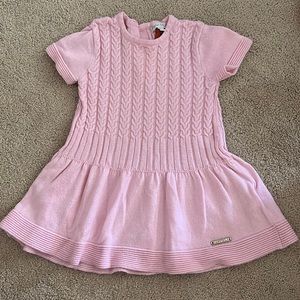 Mayoral light pink sweater dress 12 months